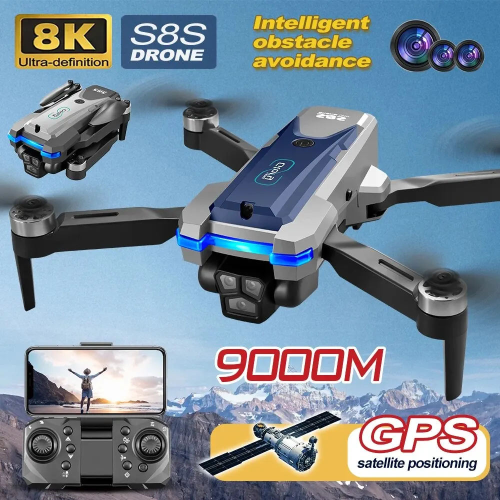 Drone Cinematic - S8S Drone lipat 5G Wifi 8K
