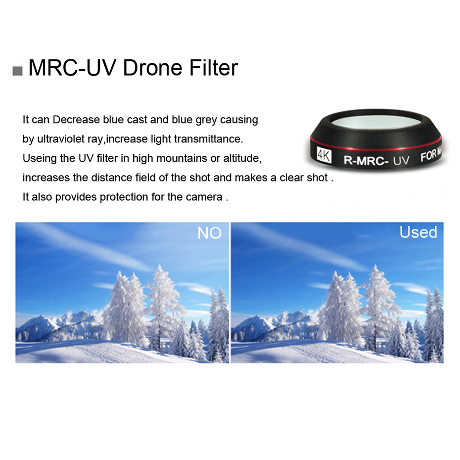 Filter Drone untuk Mavic Pro C - Drone Ndvi ulasan dan harga