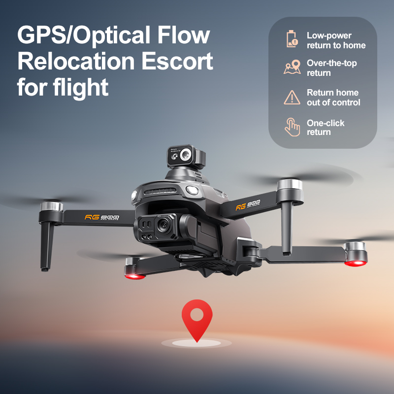 Drone RG800 MAX GPS Profesiona - Drone Photogrammetry ulasan dan harga
