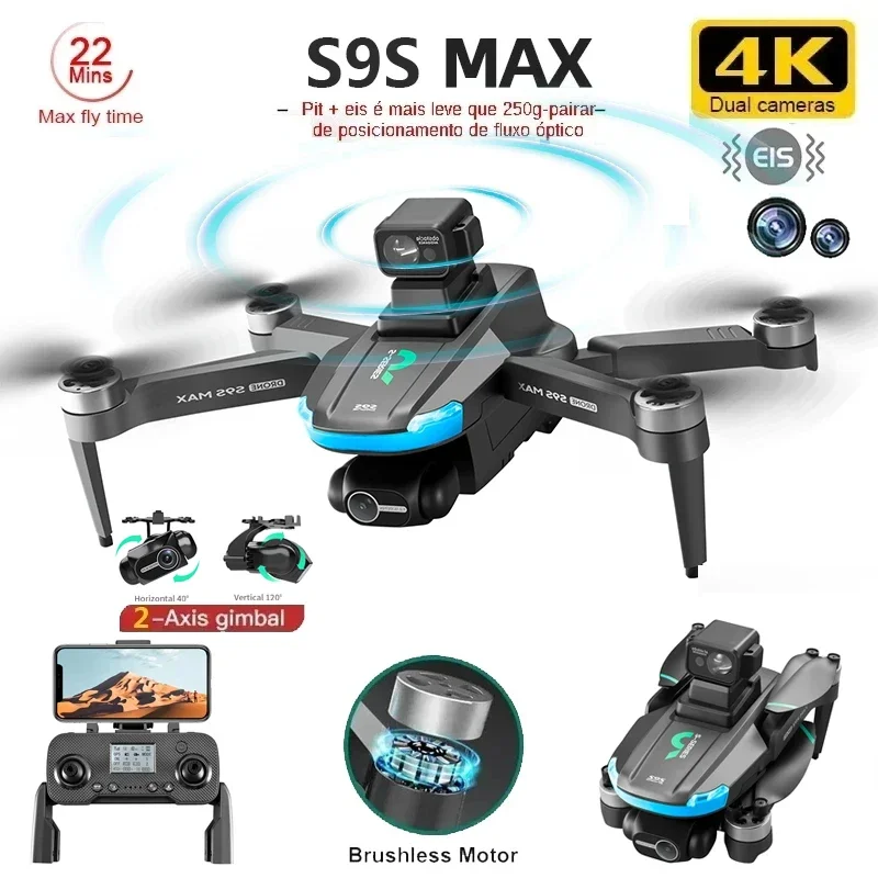 Drone MINI S9S MAX Baru 4K 2 S - Drone Cinematic ulasan dan harga