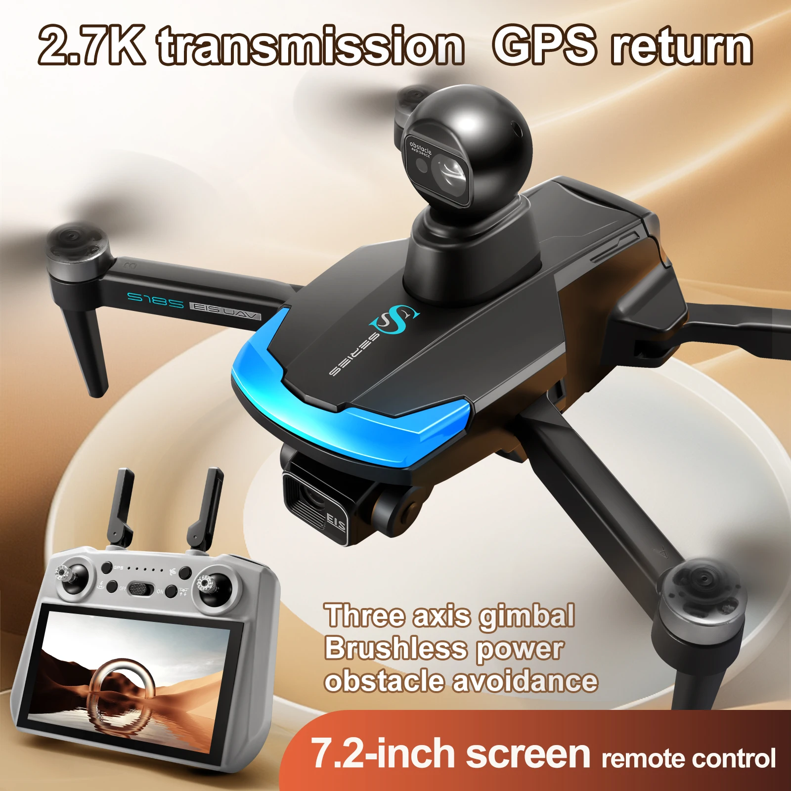 S185 Drone Profesional 2.7K HD - Drone Photogrammetry ulasan dan harga