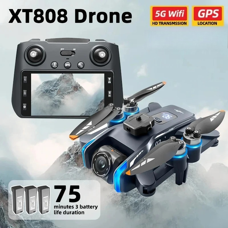 Drone Original XT808 Pro MAX 4 - Drone Surveying ulasan dan harga