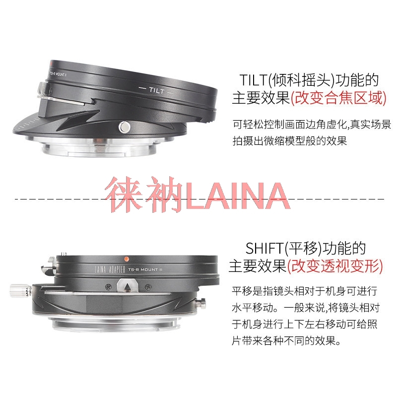 LAINA Cincin adaptor Tilt&Shif - Canon Camera Eos R50 ulasan dan harga